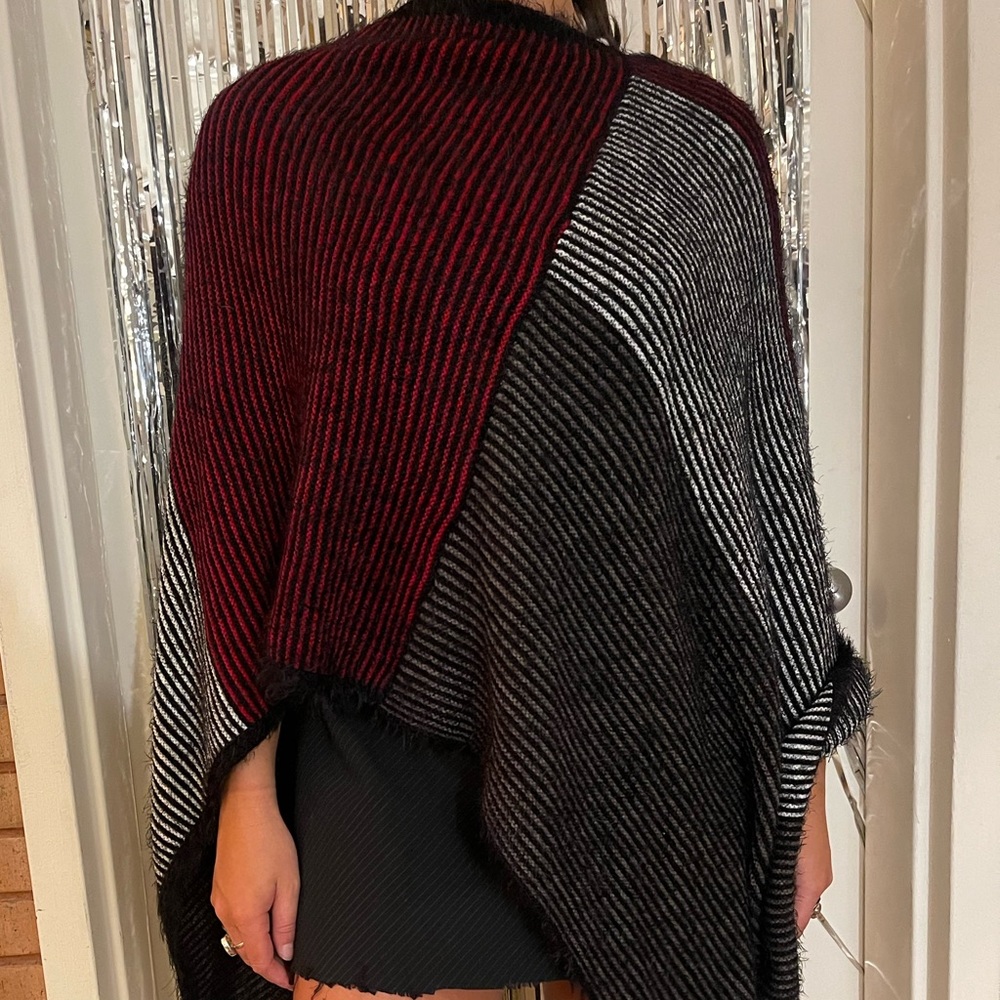 Vintage Colored Poncho
